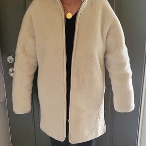 Cream Stylish Jackets & Coats